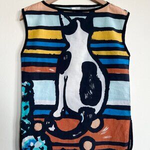 "Michaele Vollbrach" - art to wear- cat bluse / See measurements